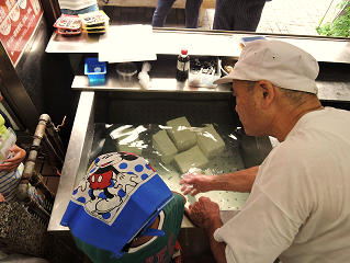 夏休み「お豆腐屋さん体験」A・B